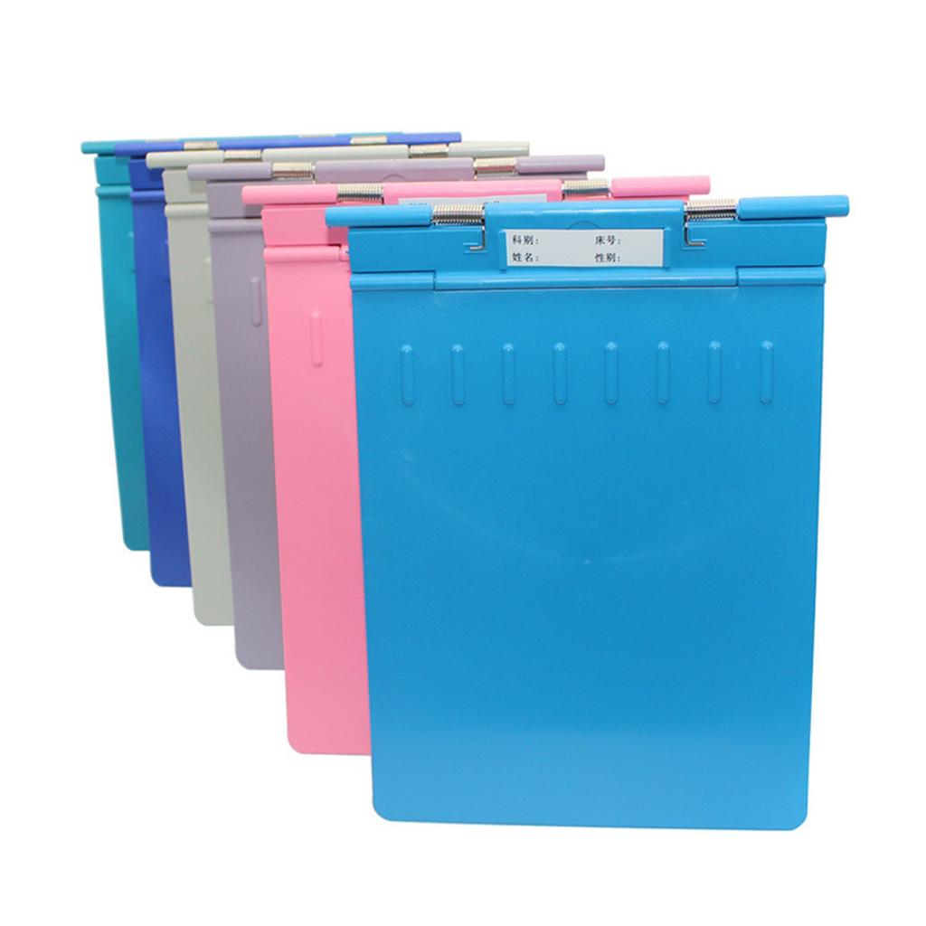 Plastic Clipboard Clip with Privacy Cover for Nurse, Teachers Green