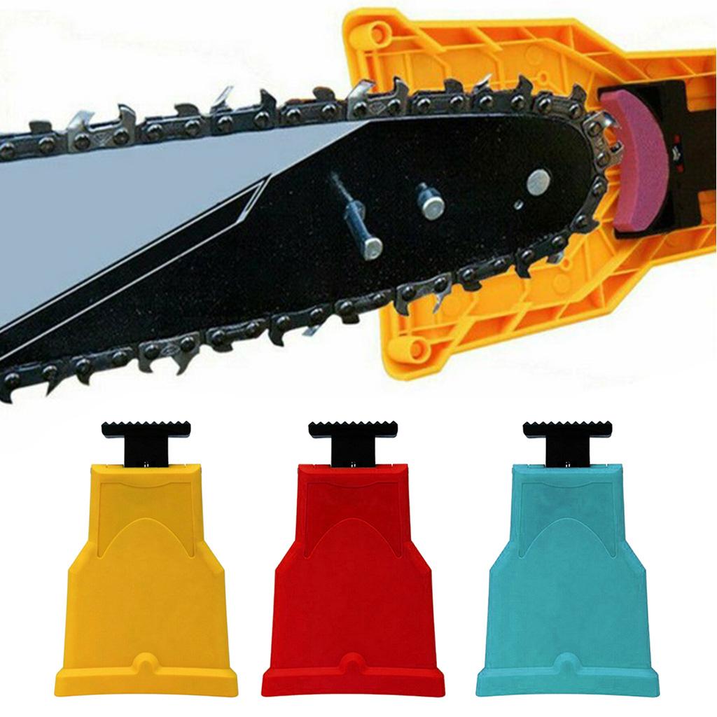 Woodworking Chainsaw Tool Teeth Sharpener Sharpening Grinding Chain Yellow