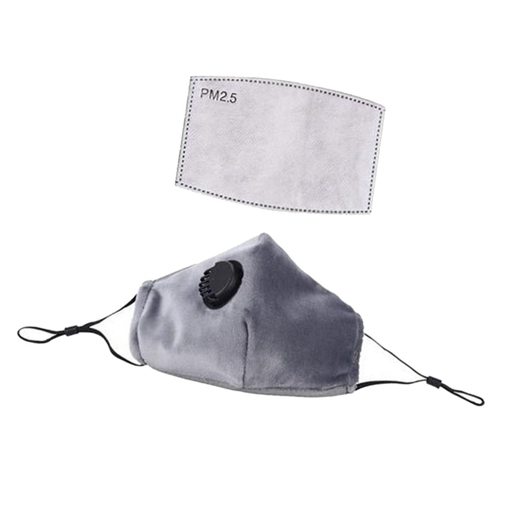 Mouth Cover Anti Haze Face Cover Outdoor Non-woven Covering Gray