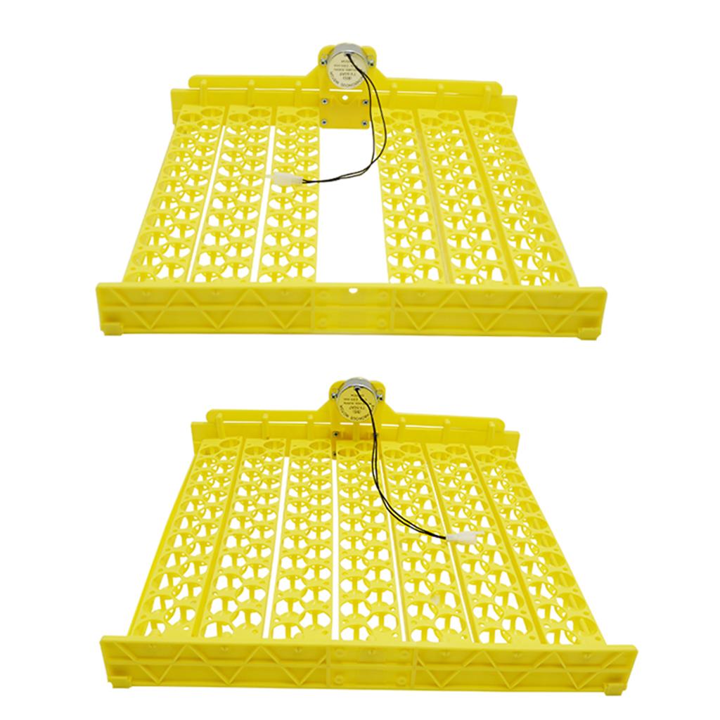 132/154 Egg Turner Tray for Poultry Goose Egg Hatching Accs DC110V Yellow 132 Egg