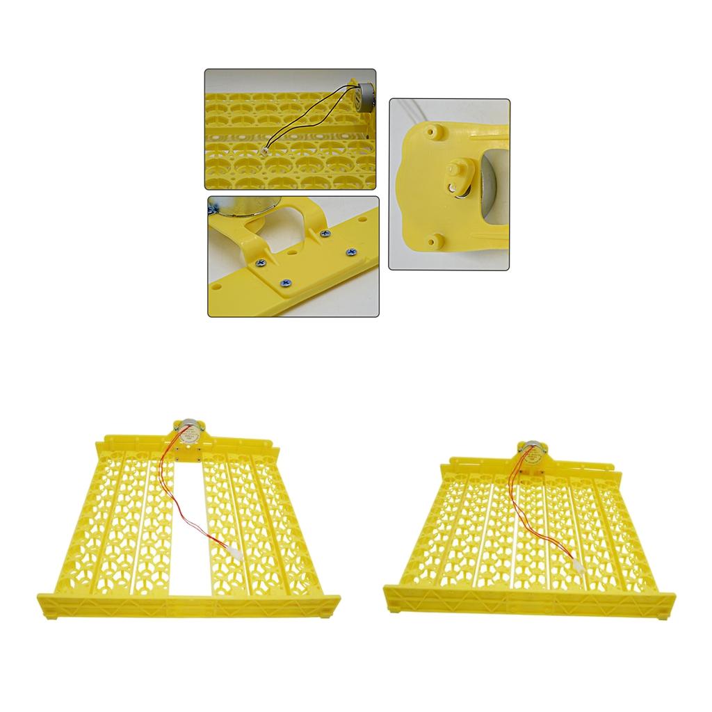 132/154 Egg Turner Tray for Poultry Goose Egg Hatching Accs DC110V Yellow 132 Egg