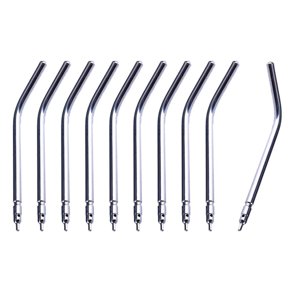 10 Piece Dental Air Water Triple Spray Durable Steel Nozzle Alloy Tips Tube