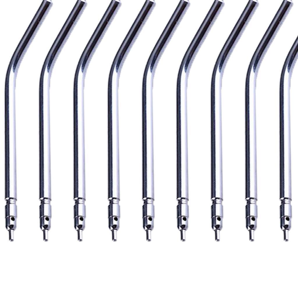 10 Piece Dental Air Water Triple Spray Durable Steel Nozzle Alloy Tips Tube