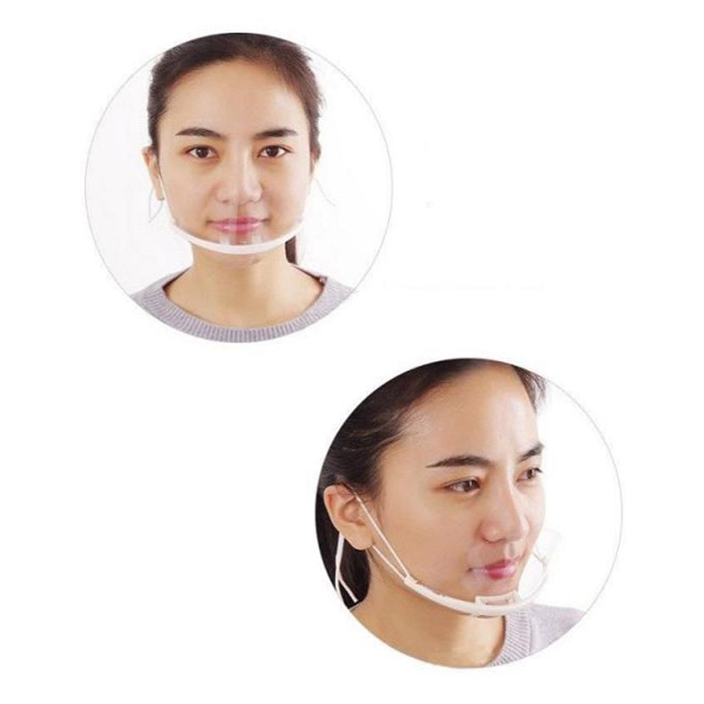 10x Mouth Guard Spit Shield Cover Restaurant Catering Sanitary Protection