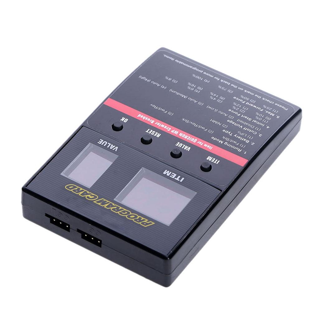 1:10 1:8 Brush 80A Electronic Speed Controller Waterproof ESC w/ Program Box