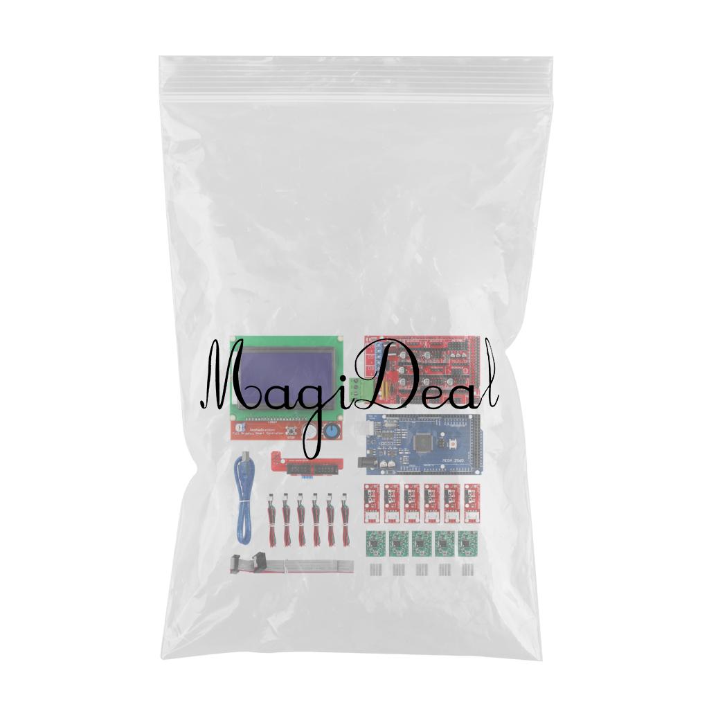 3D Printer Controller Kit RAMPS 1.4+2560 Board+A4988 Stepper Motor Driver