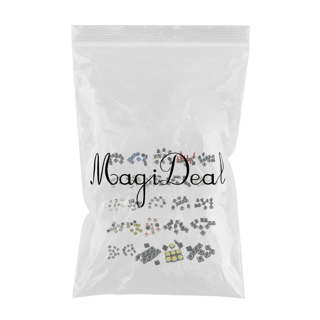 25 Values Tactile Push Button Micro Switch Assortment Kit 250PCS(25x10PCS)