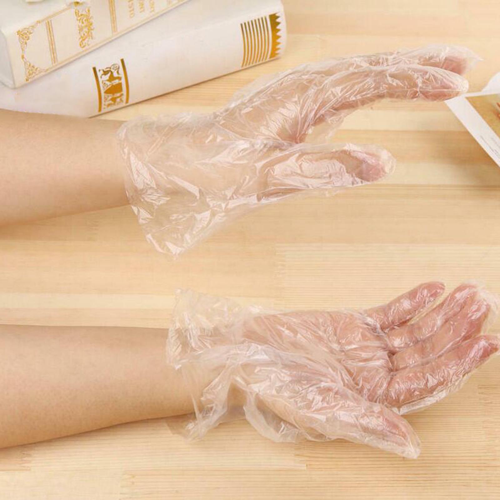 Strong Plastic GLOVES Disposable PREMIUM POLYTHENE Catering Food 1000pcs