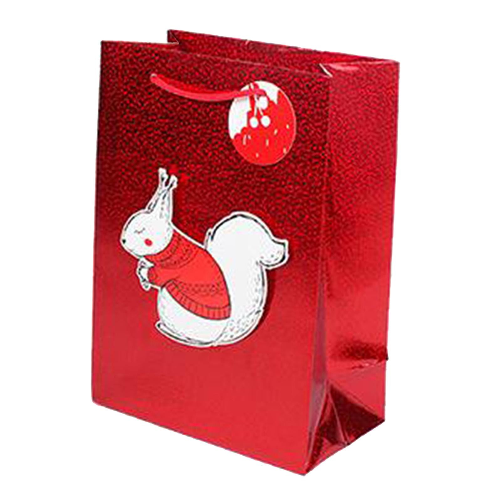 Medium Gift Bags Wrapping Present Party Bag Xmas Bags Squirrel