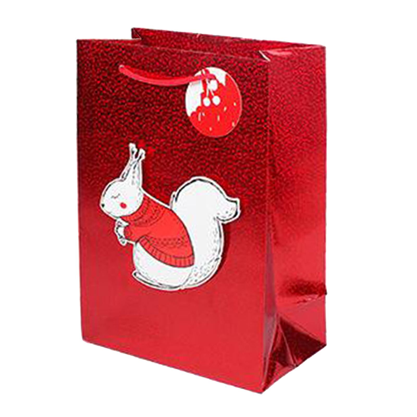 Medium Gift Bags Wrapping Present Party Bag Xmas Bags Squirrel