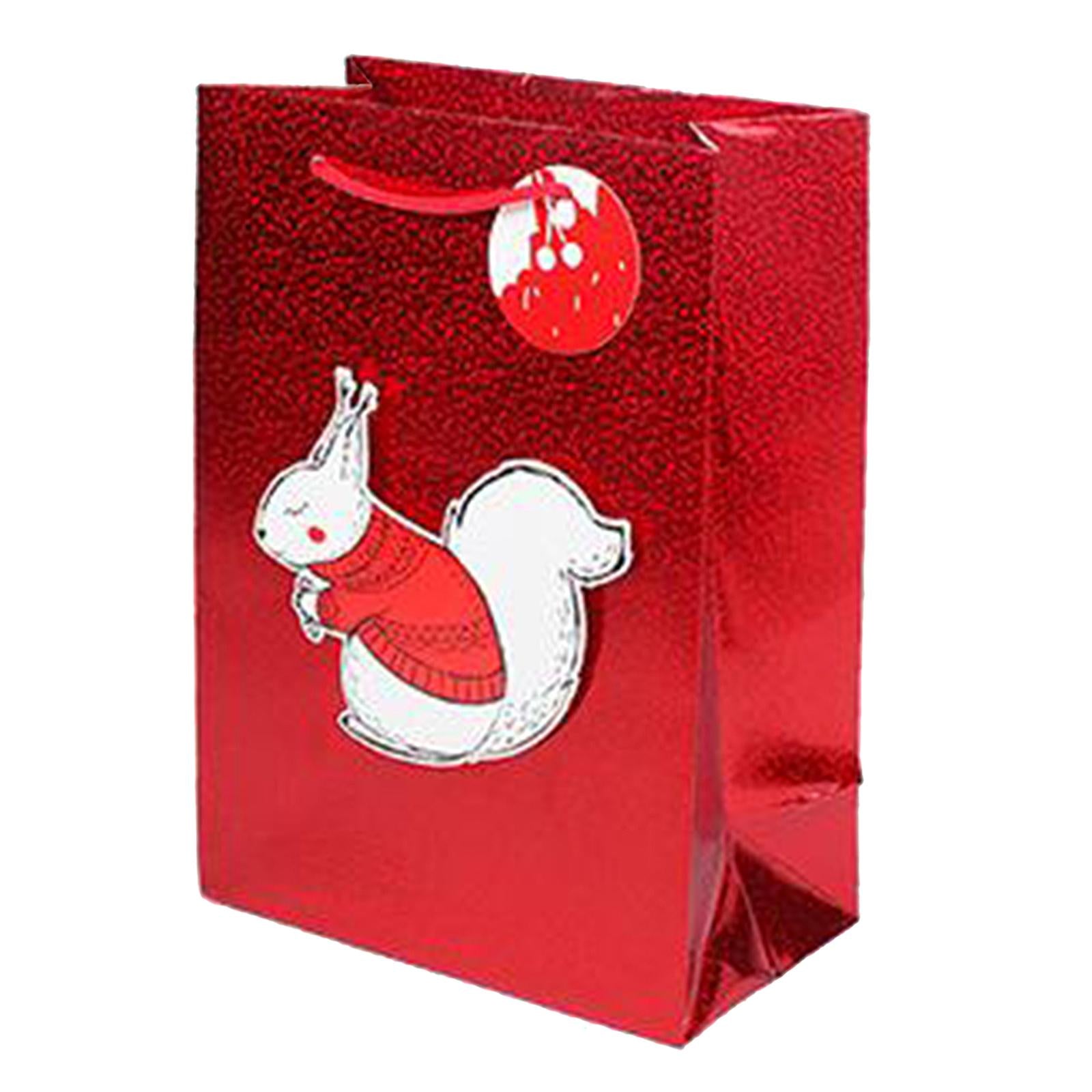 Medium Gift Bags Wrapping Present Party Bag Xmas Bags Squirrel
