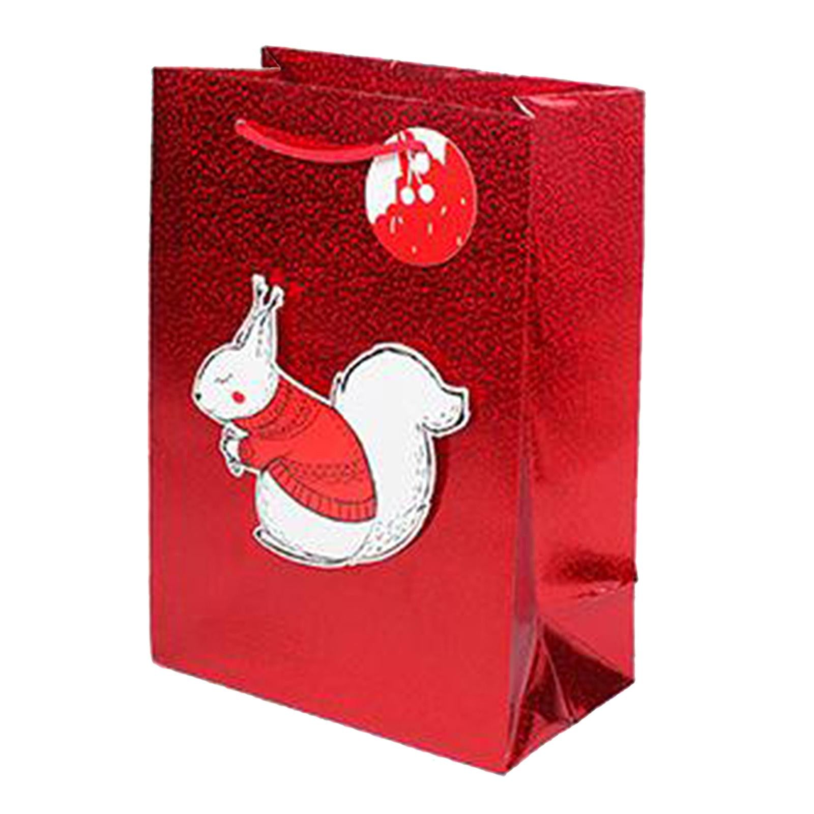 Medium Gift Bags Wrapping Present Party Bag Xmas Bags Squirrel