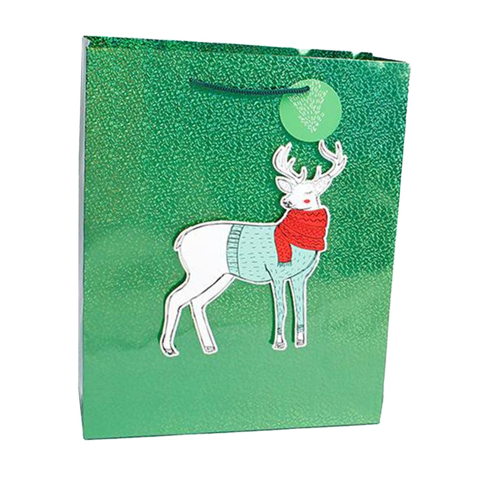 Medium Gift Bags Wrapping Present Party Bag Xmas Bags Deer
