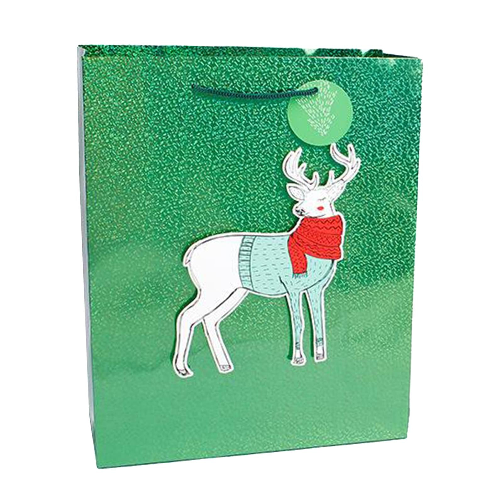 Medium Gift Bags Wrapping Present Party Bag Xmas Bags Deer