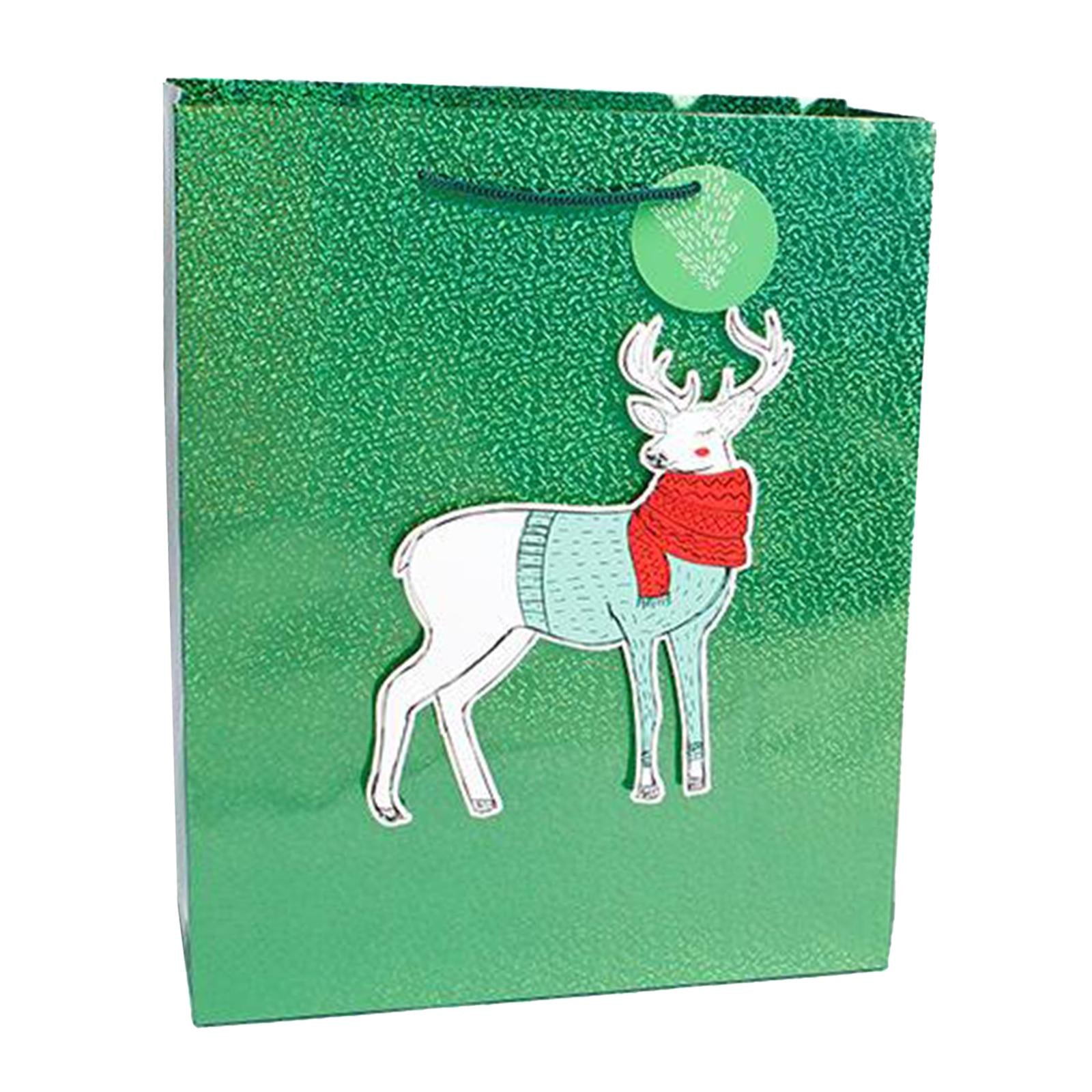 Medium Gift Bags Wrapping Present Party Bag Xmas Bags Deer