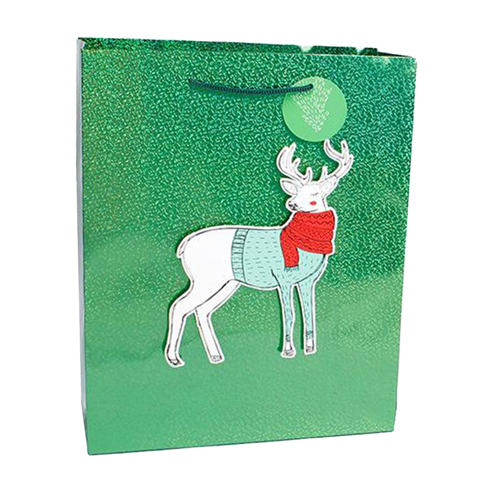 Medium Gift Bags Wrapping Present Party Bag Xmas Bags Deer