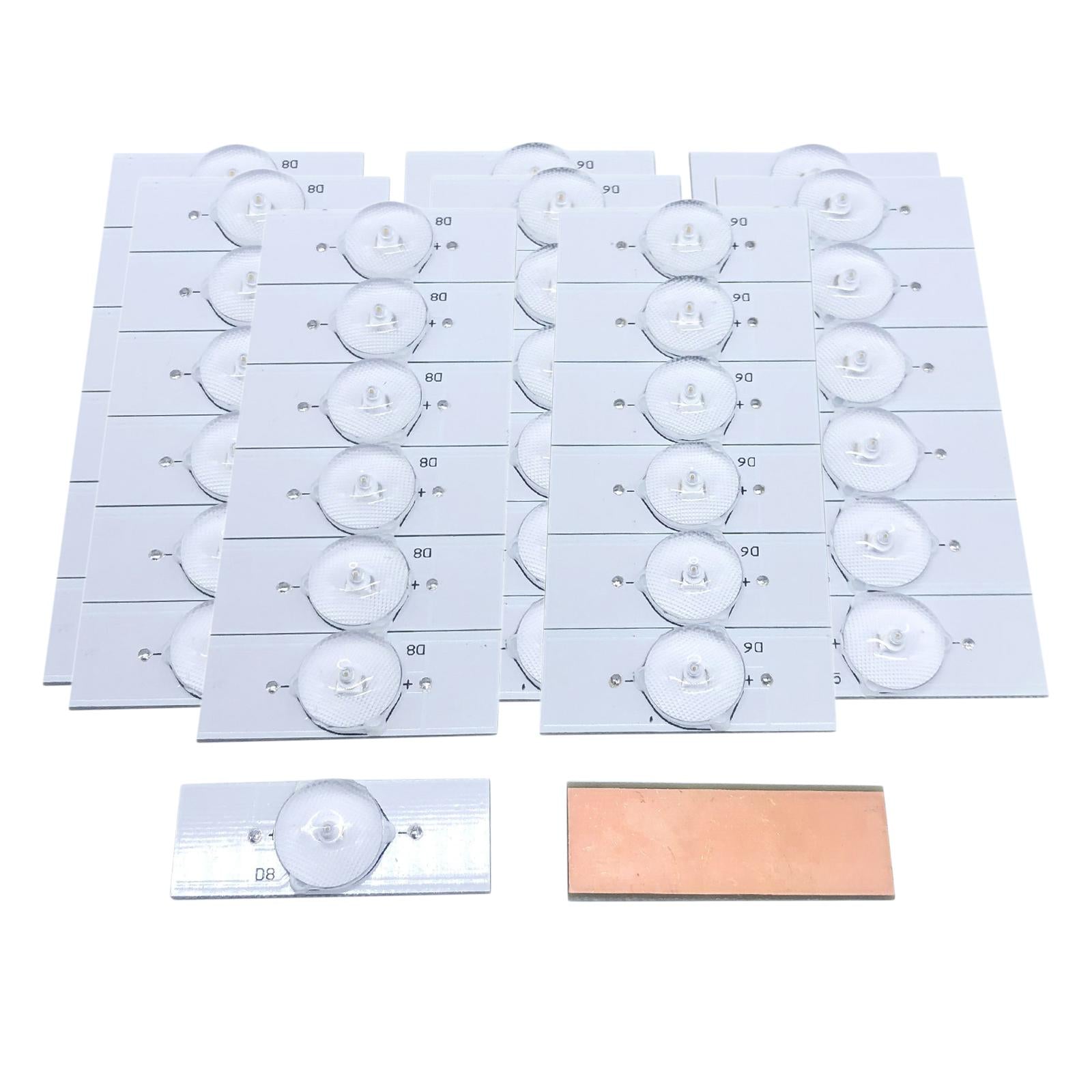 SMD Lamp Beads with Optical Lens Fliter for 32-65 LED 20pcs 6V