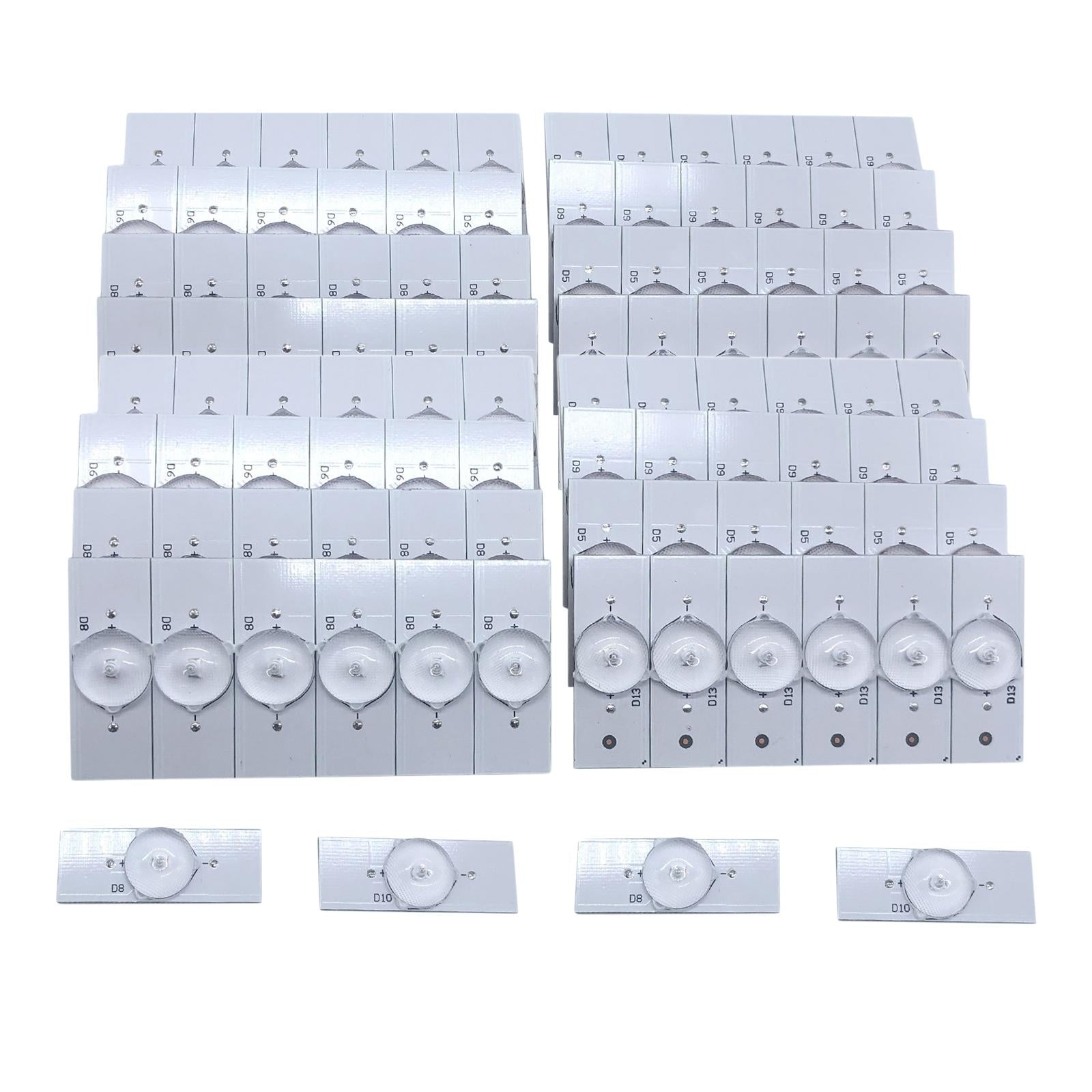 SMD Lamp Beads with Optical Lens Fliter for 32-65 LED 50pcs 3V