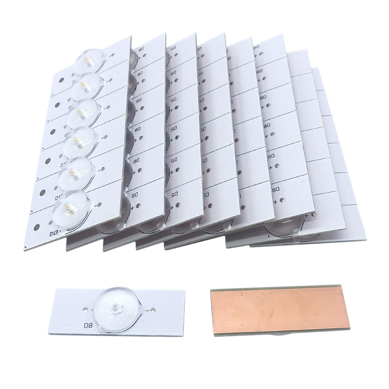 SMD Lamp Beads with Optical Lens Fliter for 32-65 LED 50pcs 6V