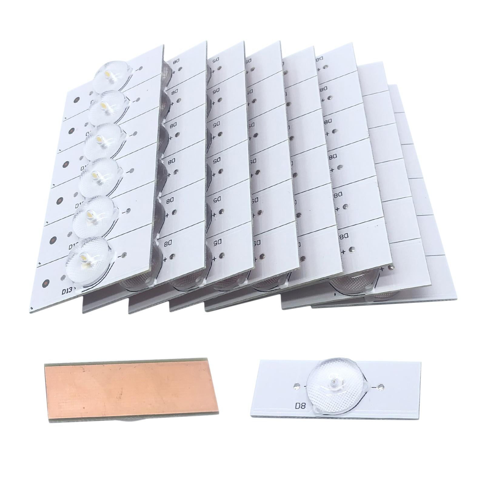 SMD Lamp Beads with Optical Lens Fliter for 32-65 LED 50pcs 6V