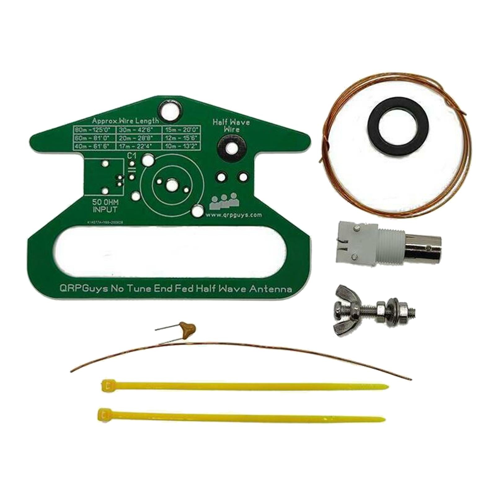 Portable No Tune End Fed Half Wave Antenna 50ohm DIY Kit Accessories