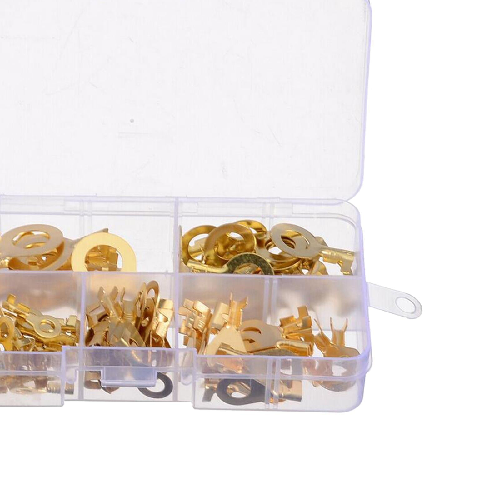Golden Ring Crimp Terminals Spade Assorted Electrical Kits with Storage Box