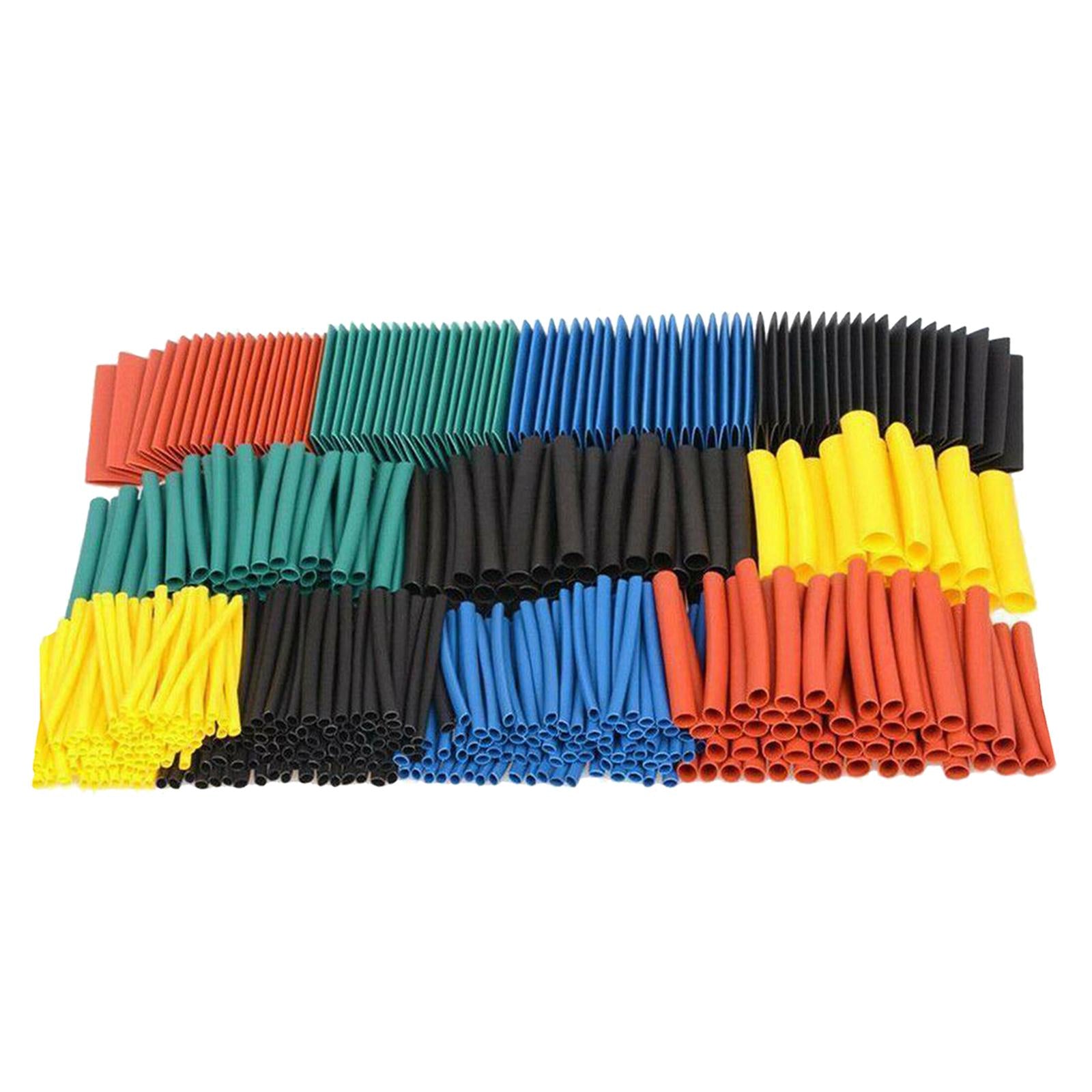 530 Polyolefin Heat Shrink Wire Wrap Electrical Connection Cable Tubing Kit