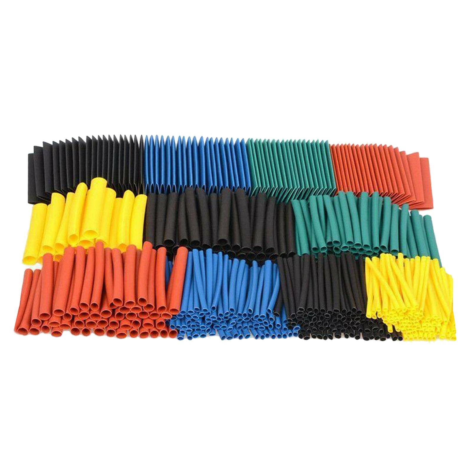 530 Polyolefin Heat Shrink Wire Wrap Electrical Connection Cable Tubing Kit