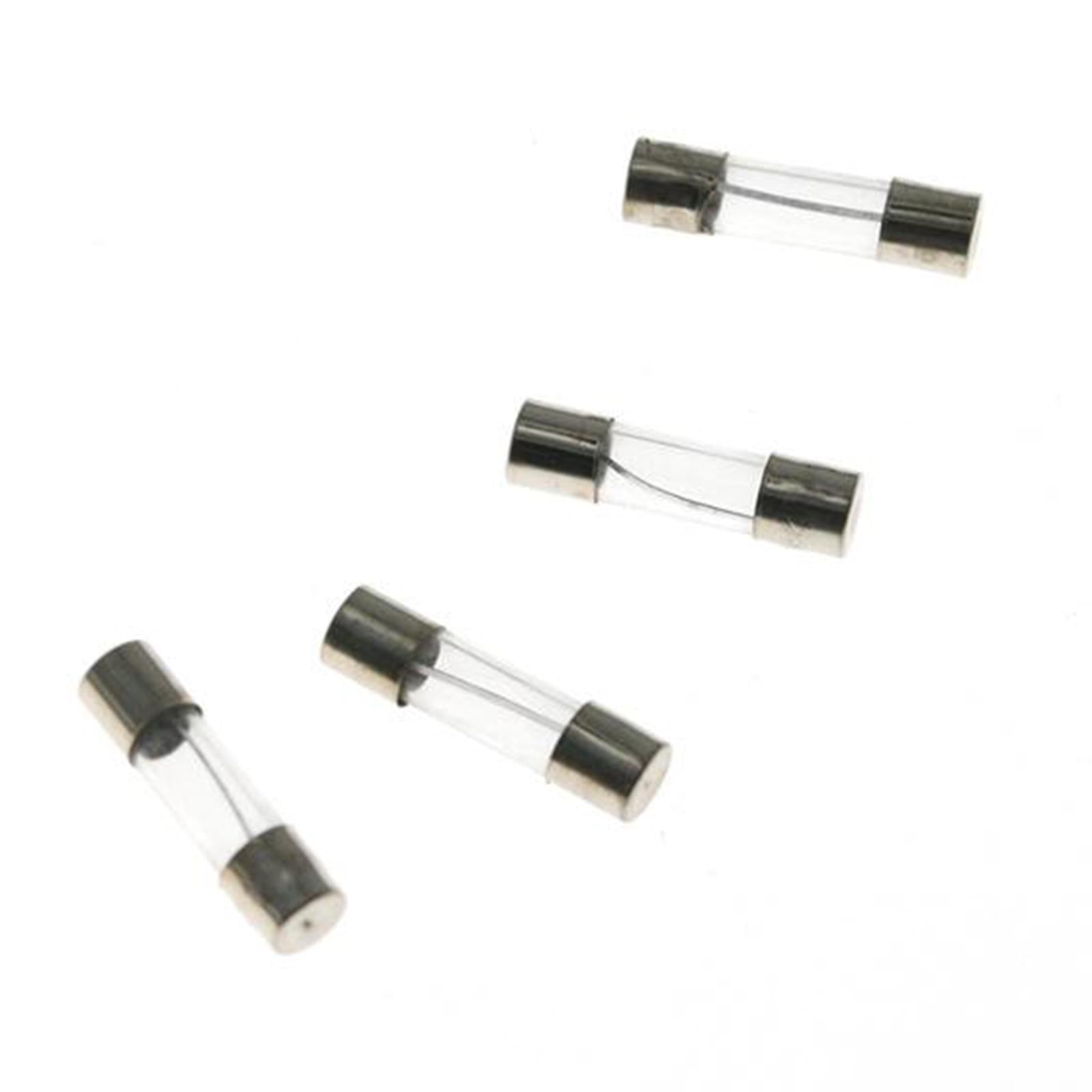 100pcs 1A 5V Quick Blow Fusing Glass Fuse 5X20mm Assortment with Storage Box