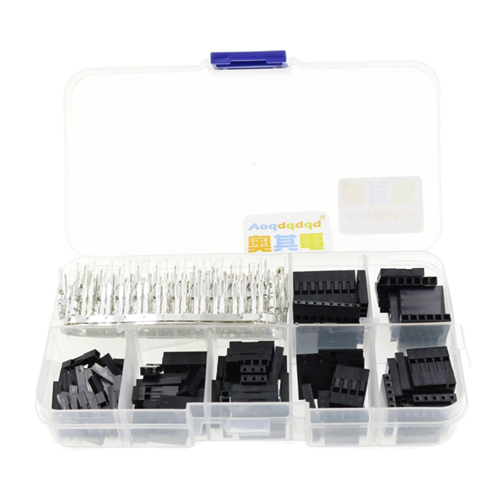 310pcs 1 2 3 4 5 6 8P Housing Female/Male Crimps 2.54mm Pitch Connector Pins