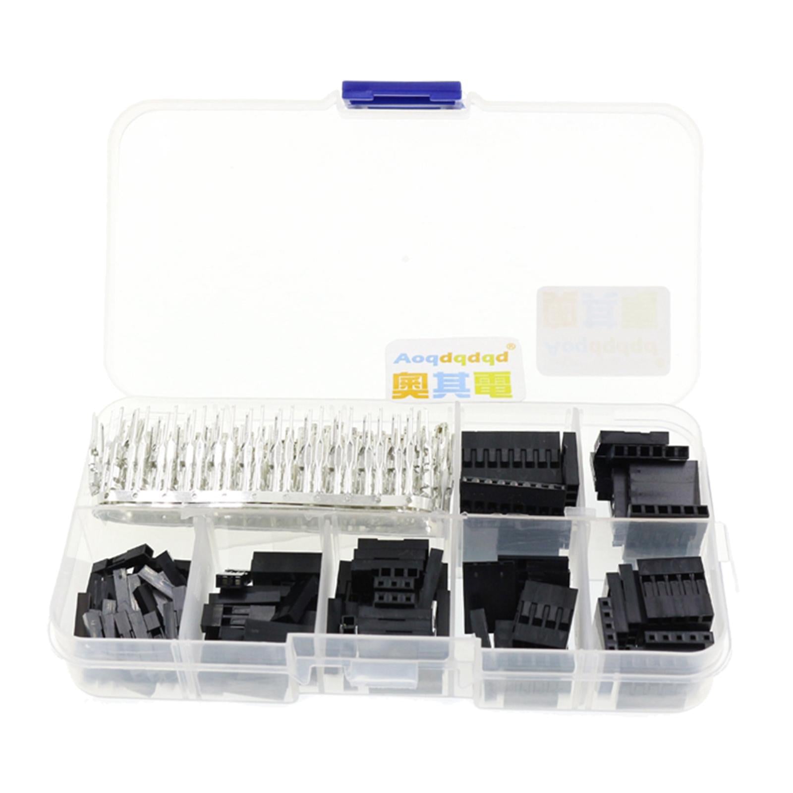 310pcs 1 2 3 4 5 6 8P Housing Female/Male Crimps 2.54mm Pitch Connector Pins