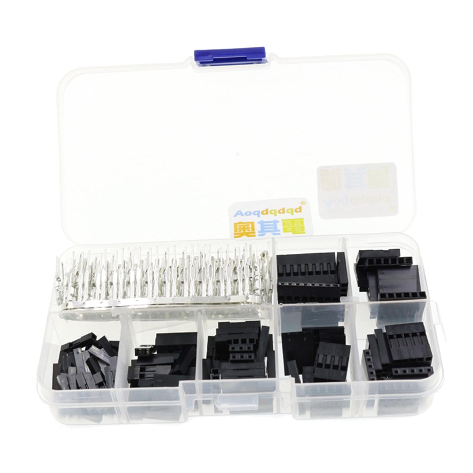 310pcs 1 2 3 4 5 6 8P Housing Female/Male Crimps 2.54mm Pitch Connector Pins