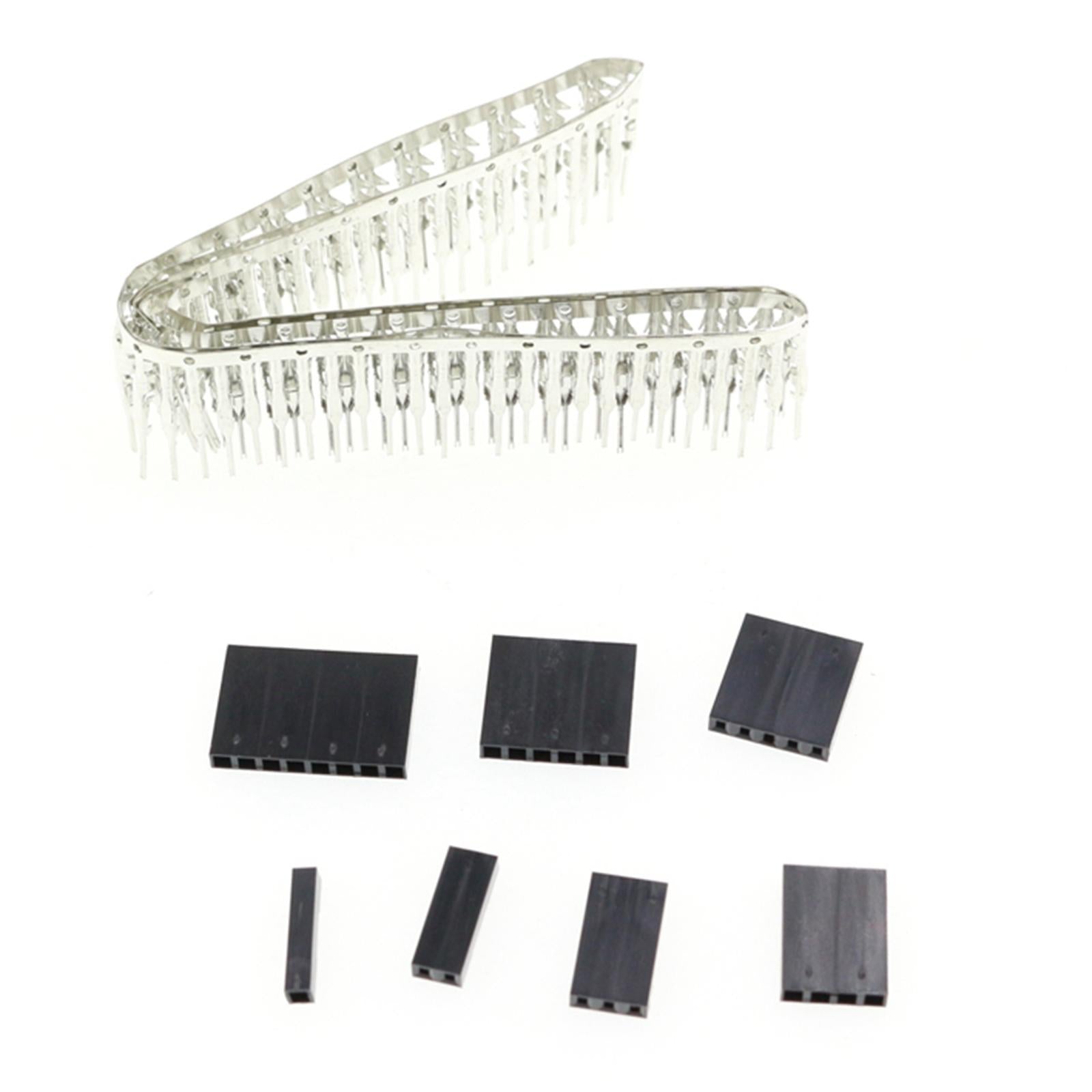310pcs 1 2 3 4 5 6 8P Housing Female/Male Crimps 2.54mm Pitch Connector Pins