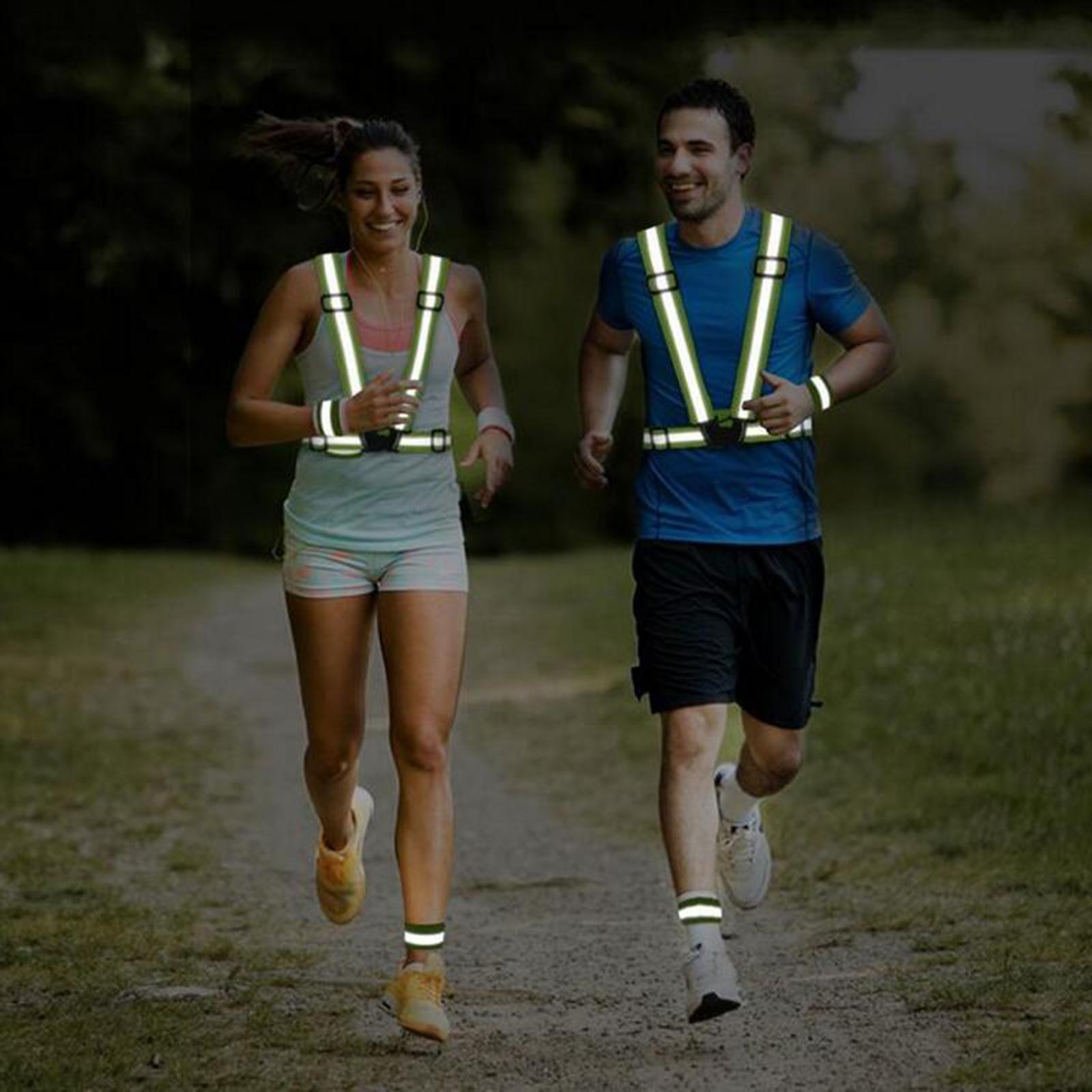 Adjustable Safety Security Visibility Reflective Vest Gear Dark Blue