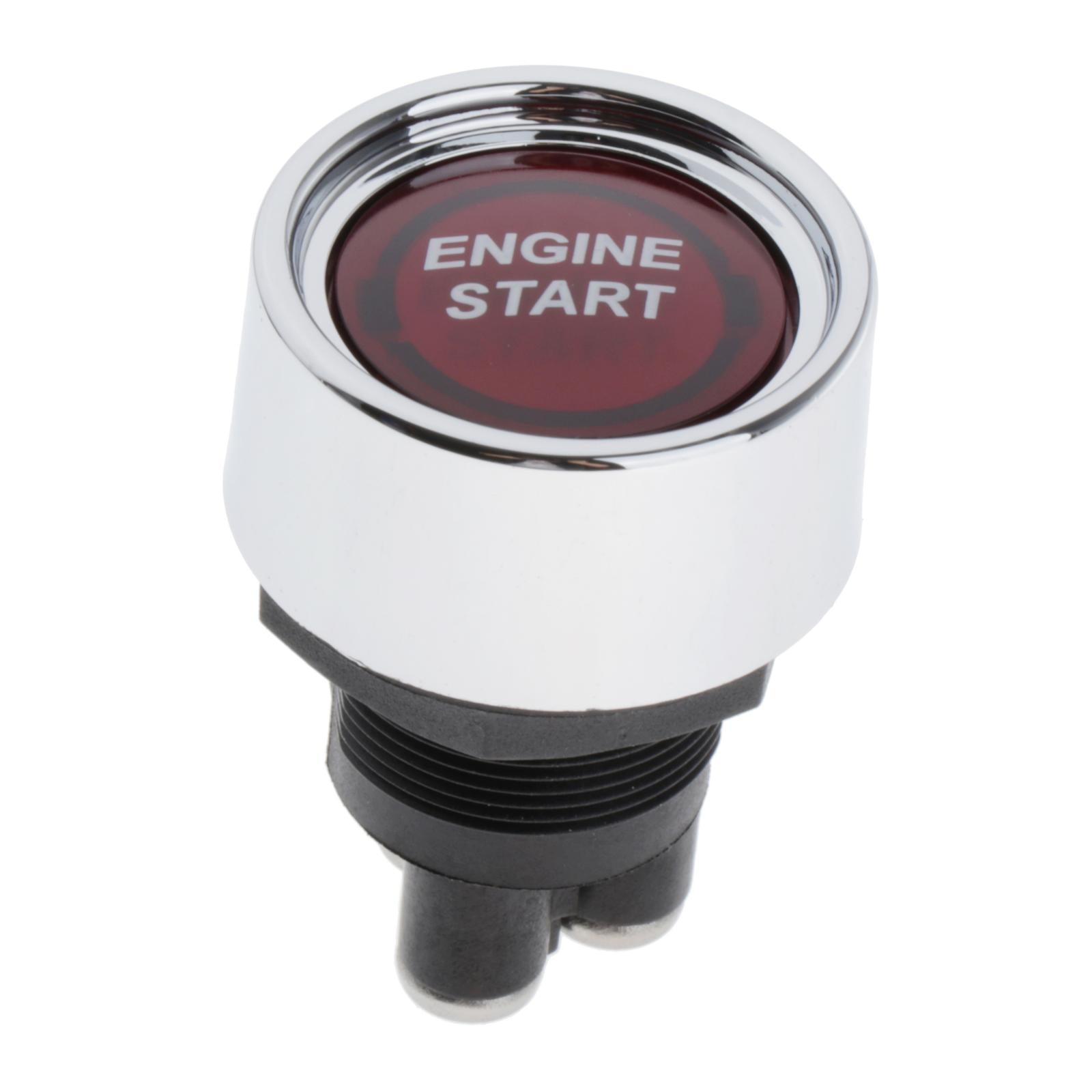 Universal Engine Start Push Switch DC 50A for Marine Boats Vehicles Red