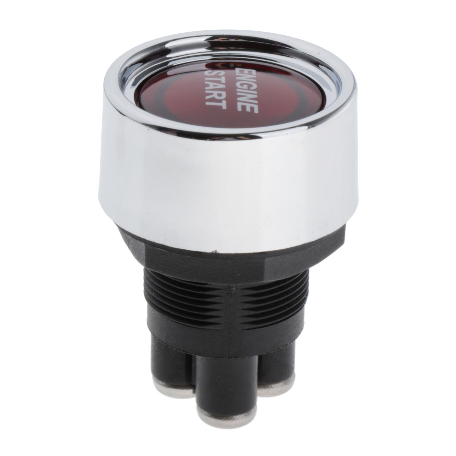 Universal Engine Start Push Switch DC 50A for Marine Boats Vehicles Red
