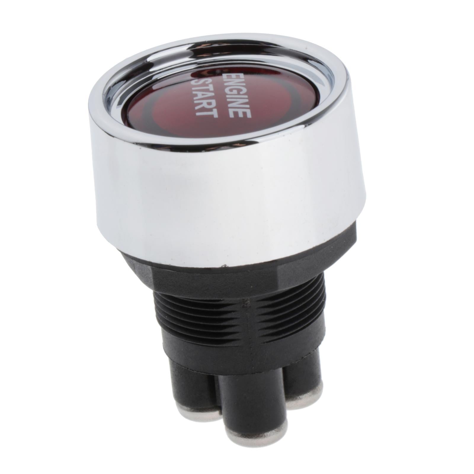 Universal Engine Start Push Switch DC 50A for Marine Boats Vehicles Red