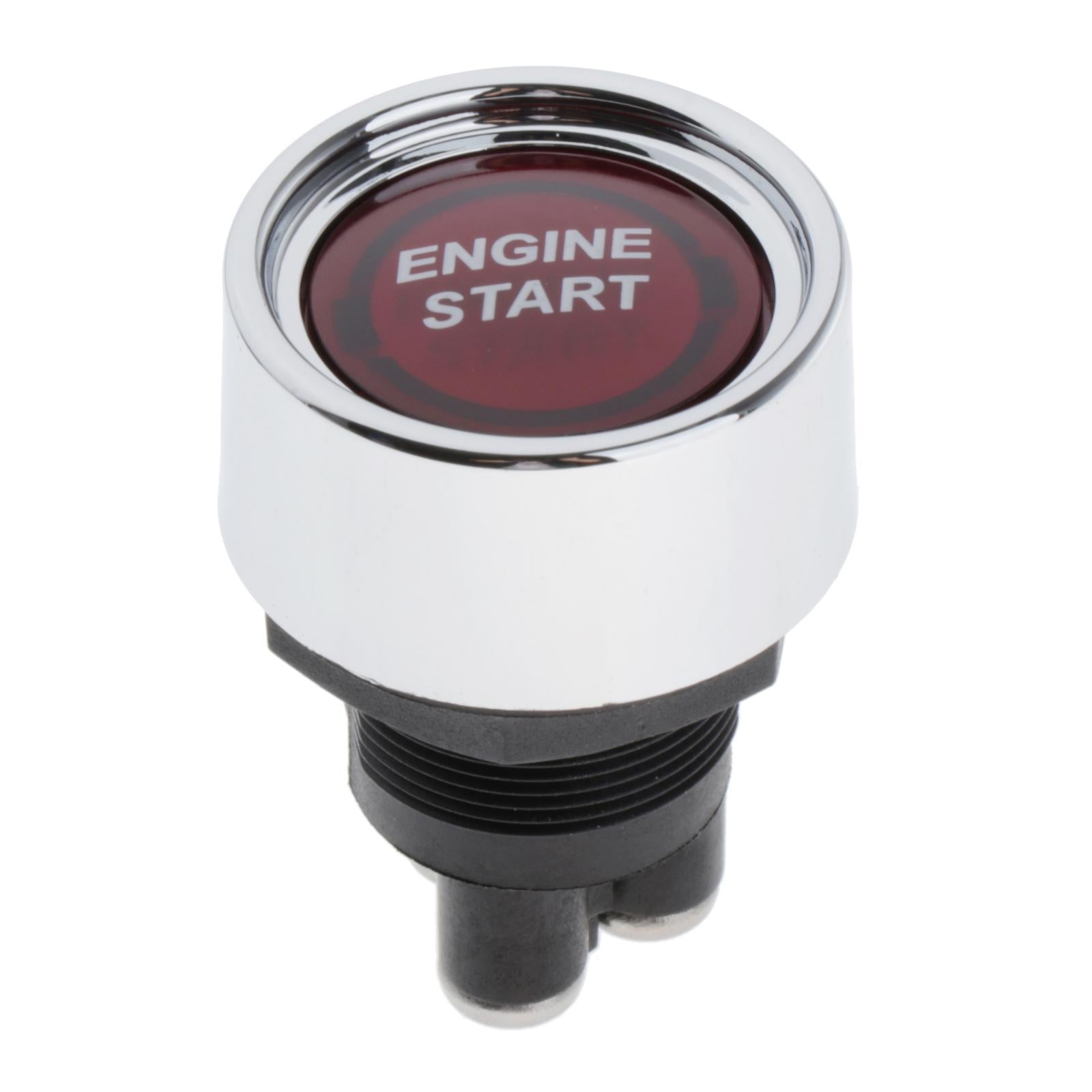 Universal Engine Start Push Switch DC 50A for Marine Boats Vehicles Red