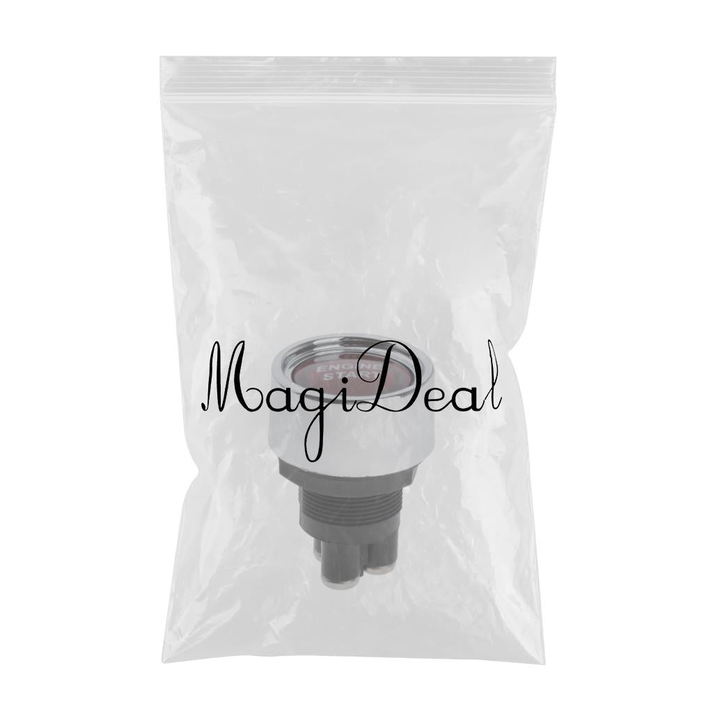 Universal Engine Start Push Switch DC 50A for Marine Boats Vehicles Red