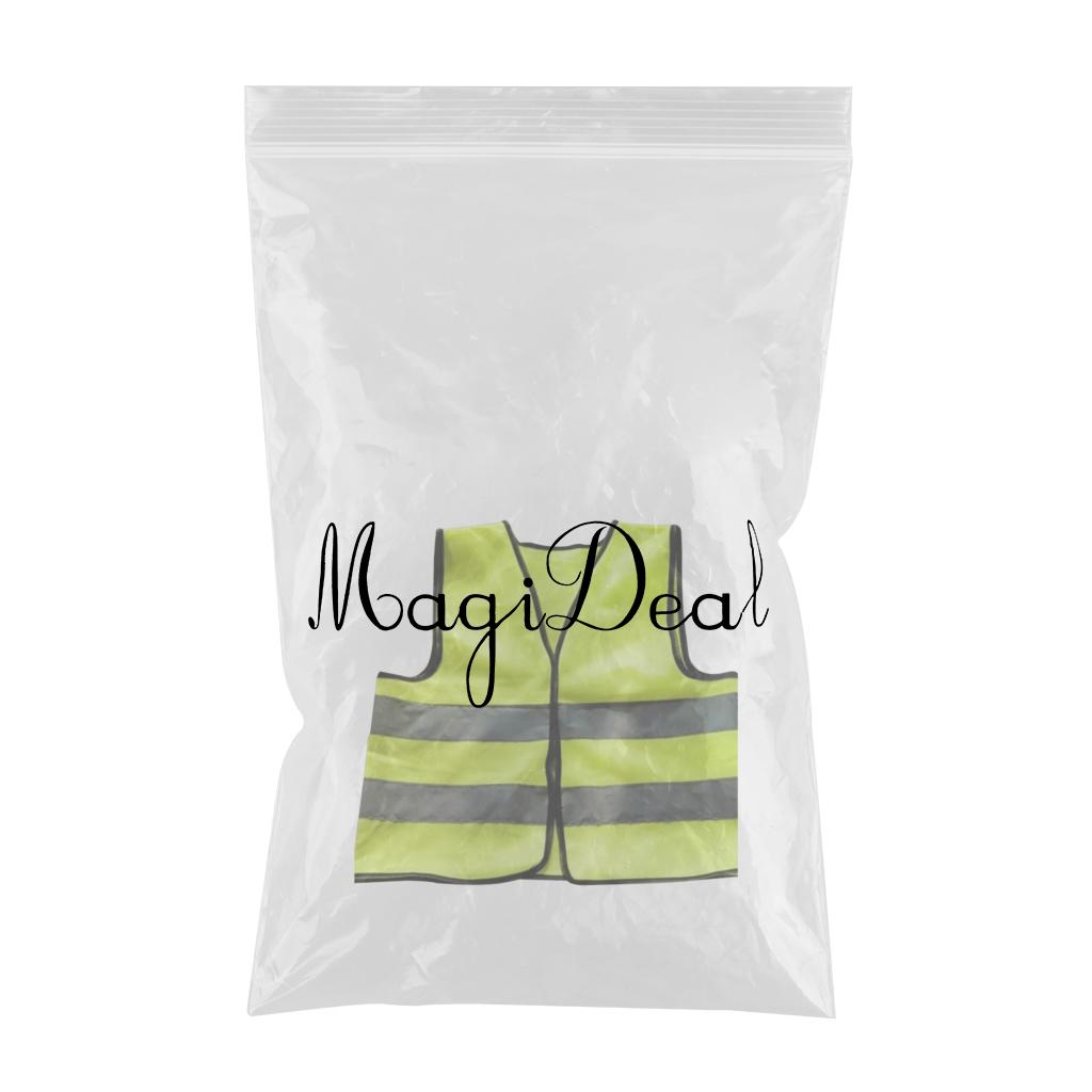 KIDS HIGH VISIBILITY HI VIZ VEST YELLOW GREEN REFLECTIVE SAFETY VEST