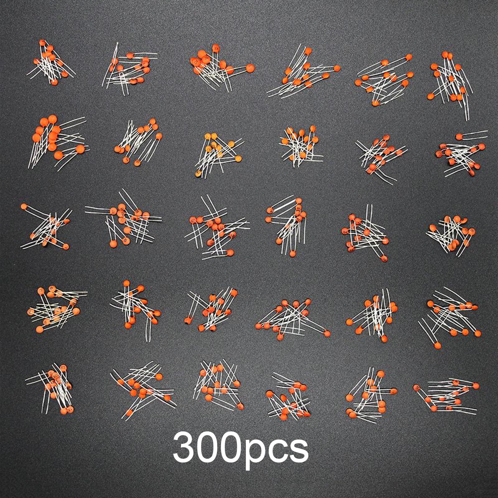 300pcs Ceramic Capacitor Assortment Kit 30 Values Electronic Components