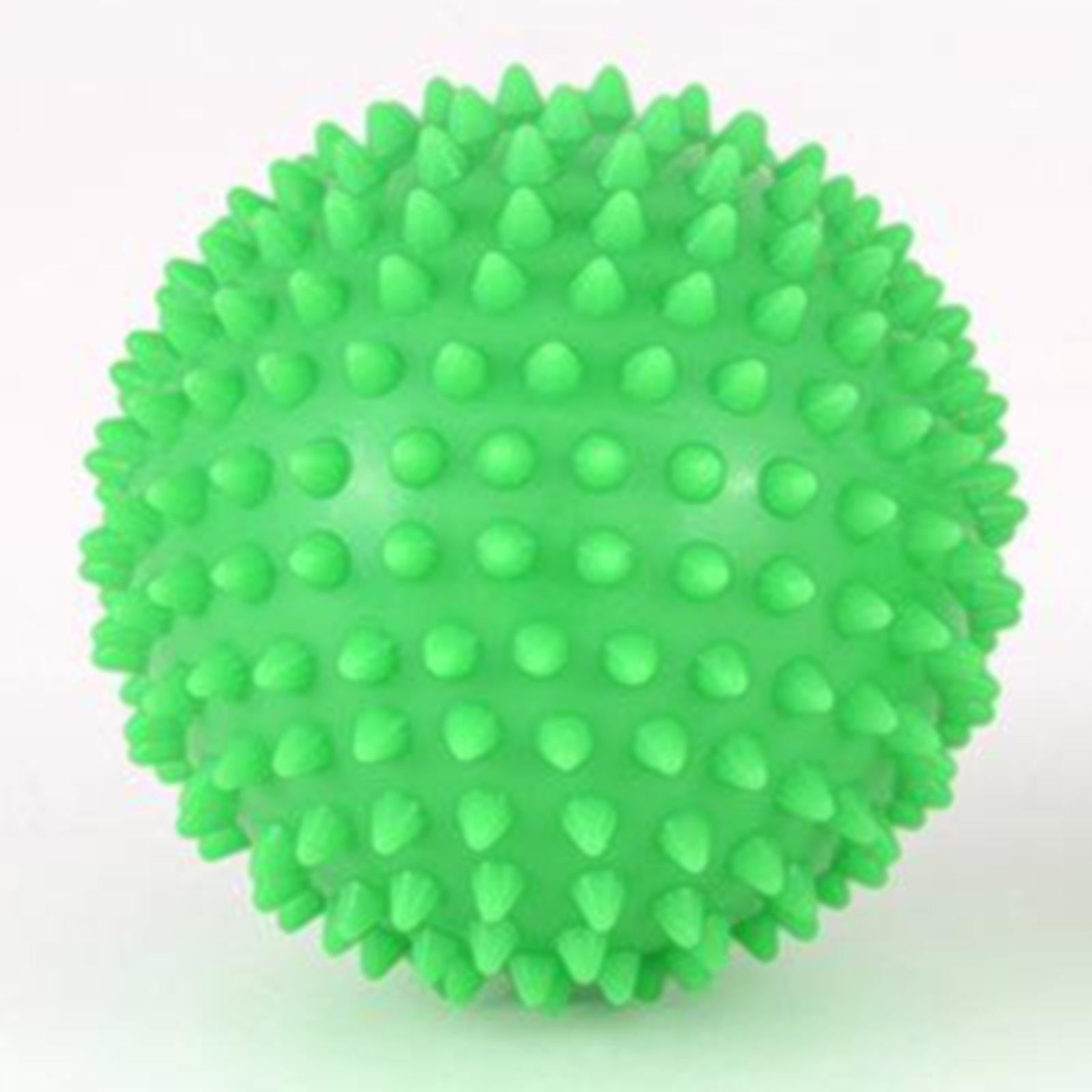 Foot Hand Spiky Massage Ball for Back Body Blood Circulation Massaging 7.5cm green