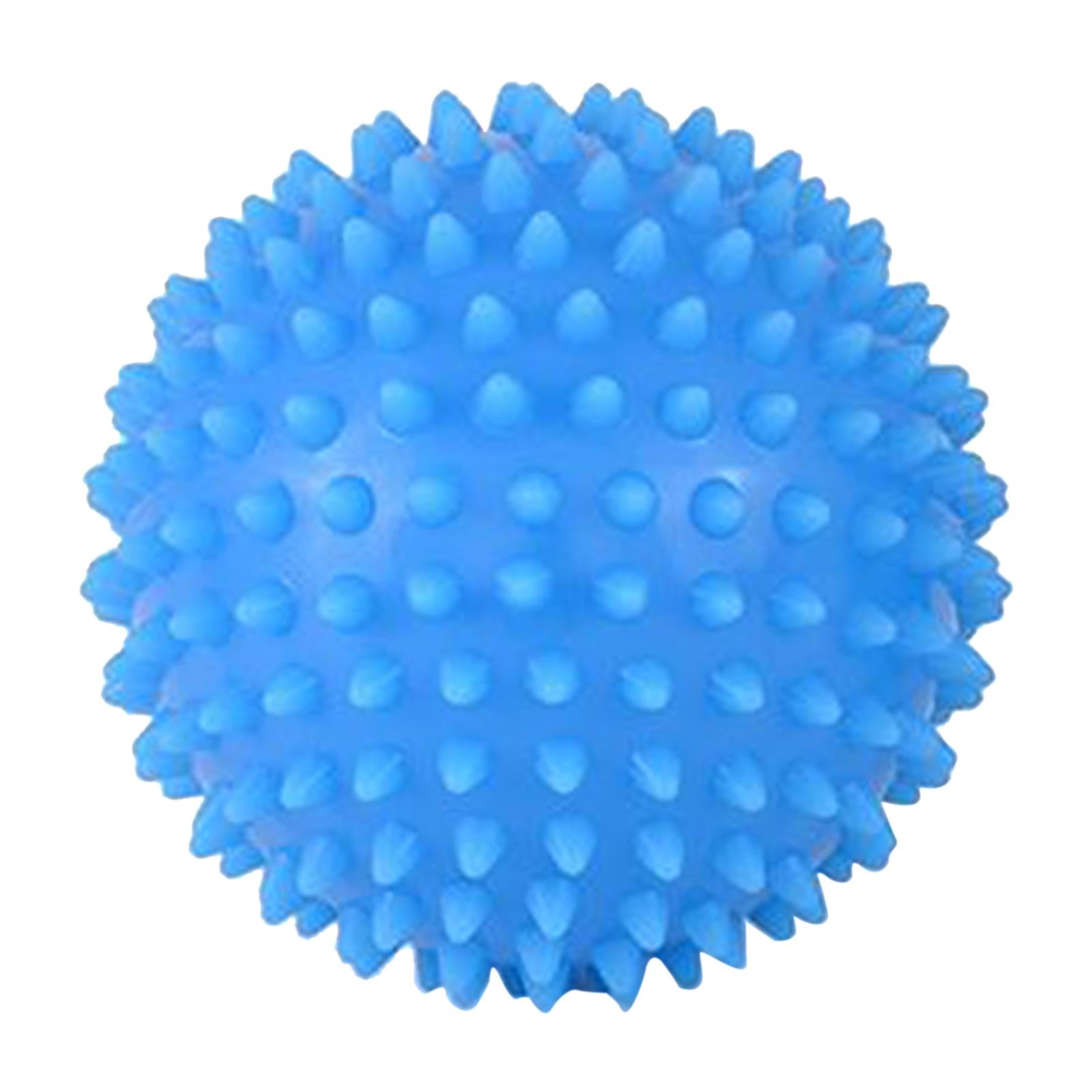 Foot Hand Spiky Massage Ball for Back Body Blood Circulation Massaging 7.5cm blue