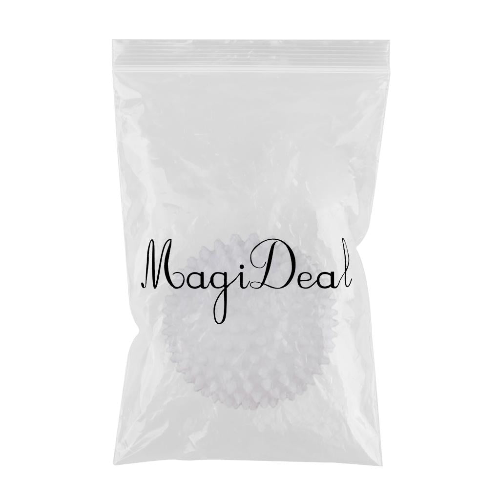 Feet Spiky Massage Ball for Back Body Trigger Point Muscle Relaxation 9cm white