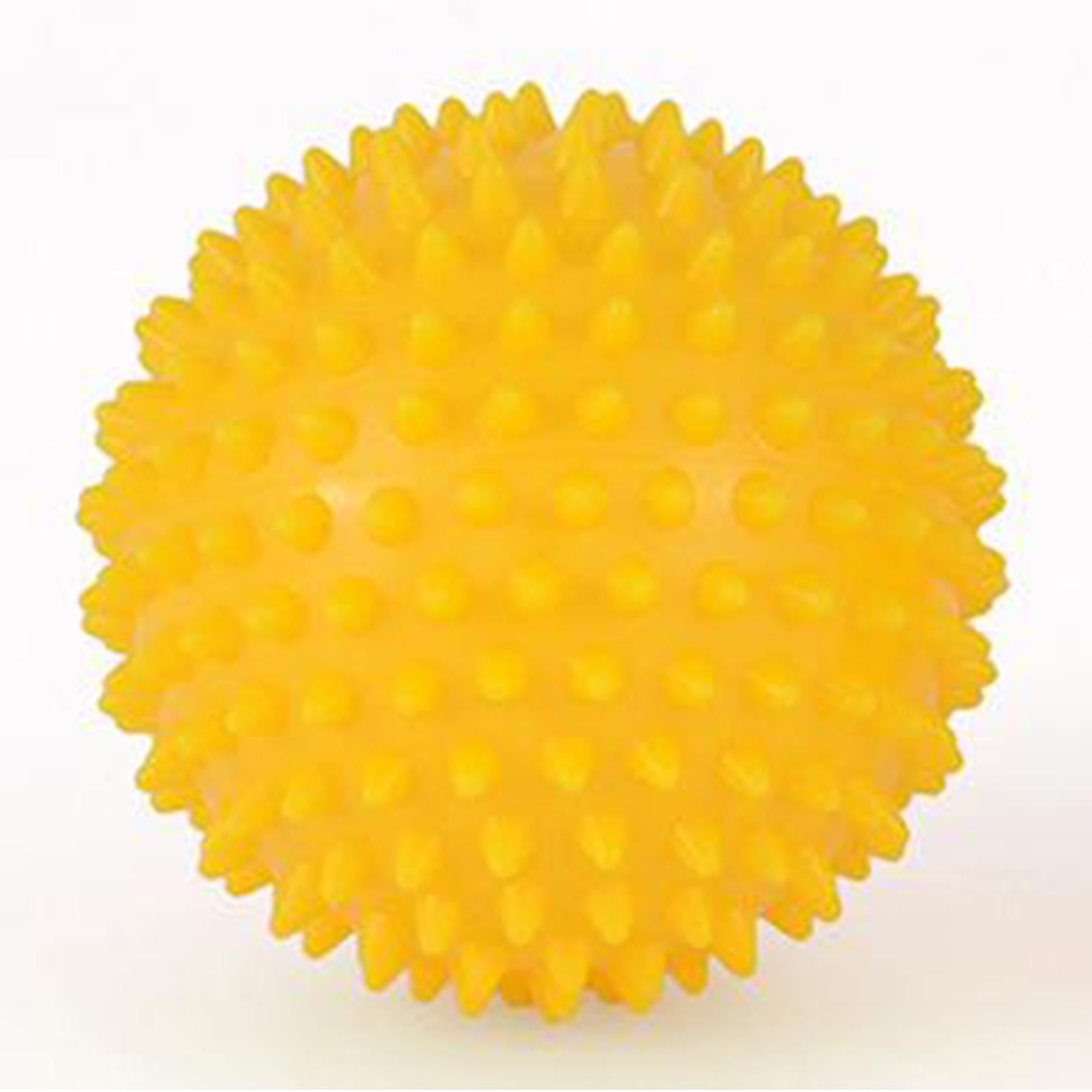 Feet Spiky Massage Ball for Back Body Trigger Point Muscle Relaxation 9cm yellow