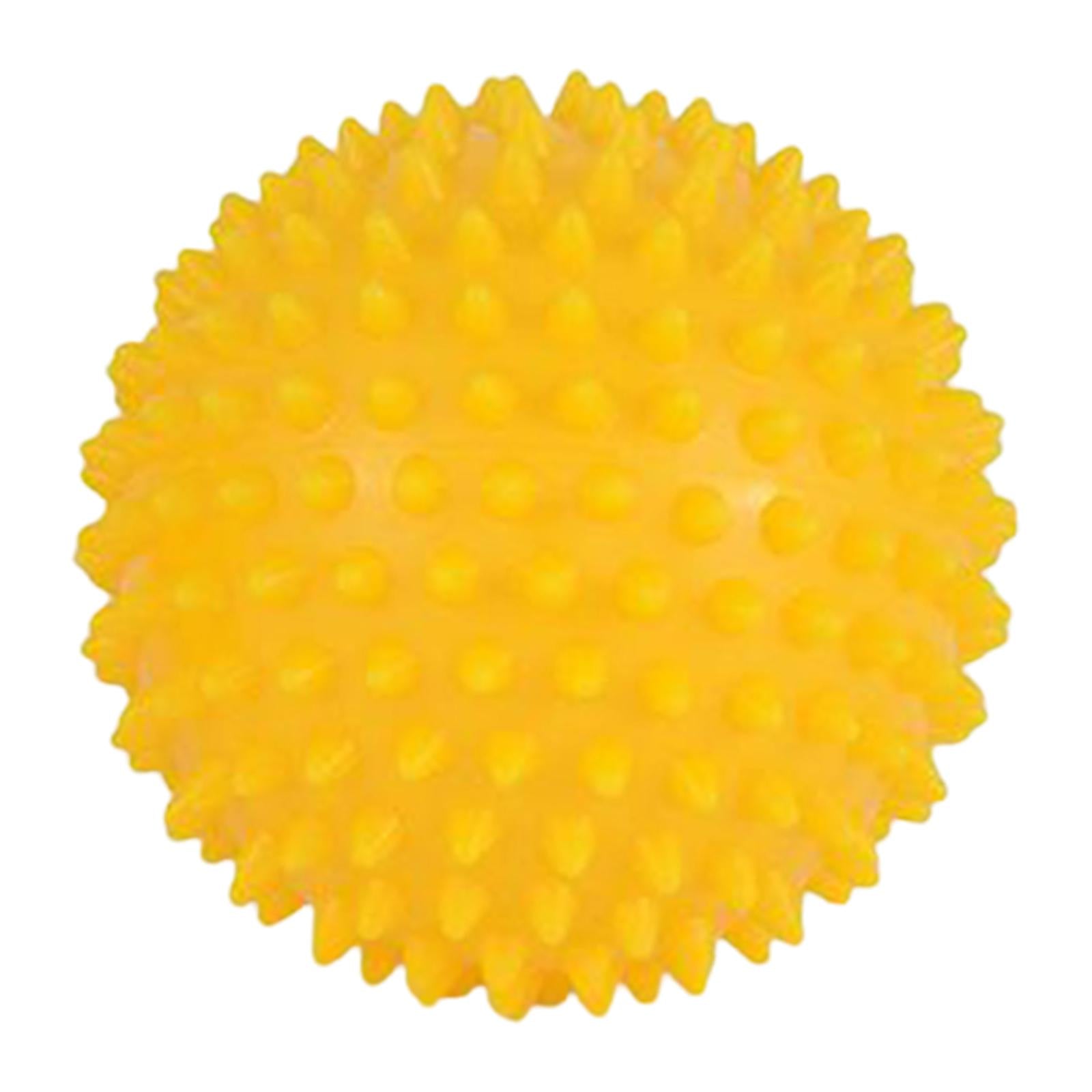 Feet Spiky Massage Ball for Back Body Trigger Point Muscle Relaxation 9cm yellow