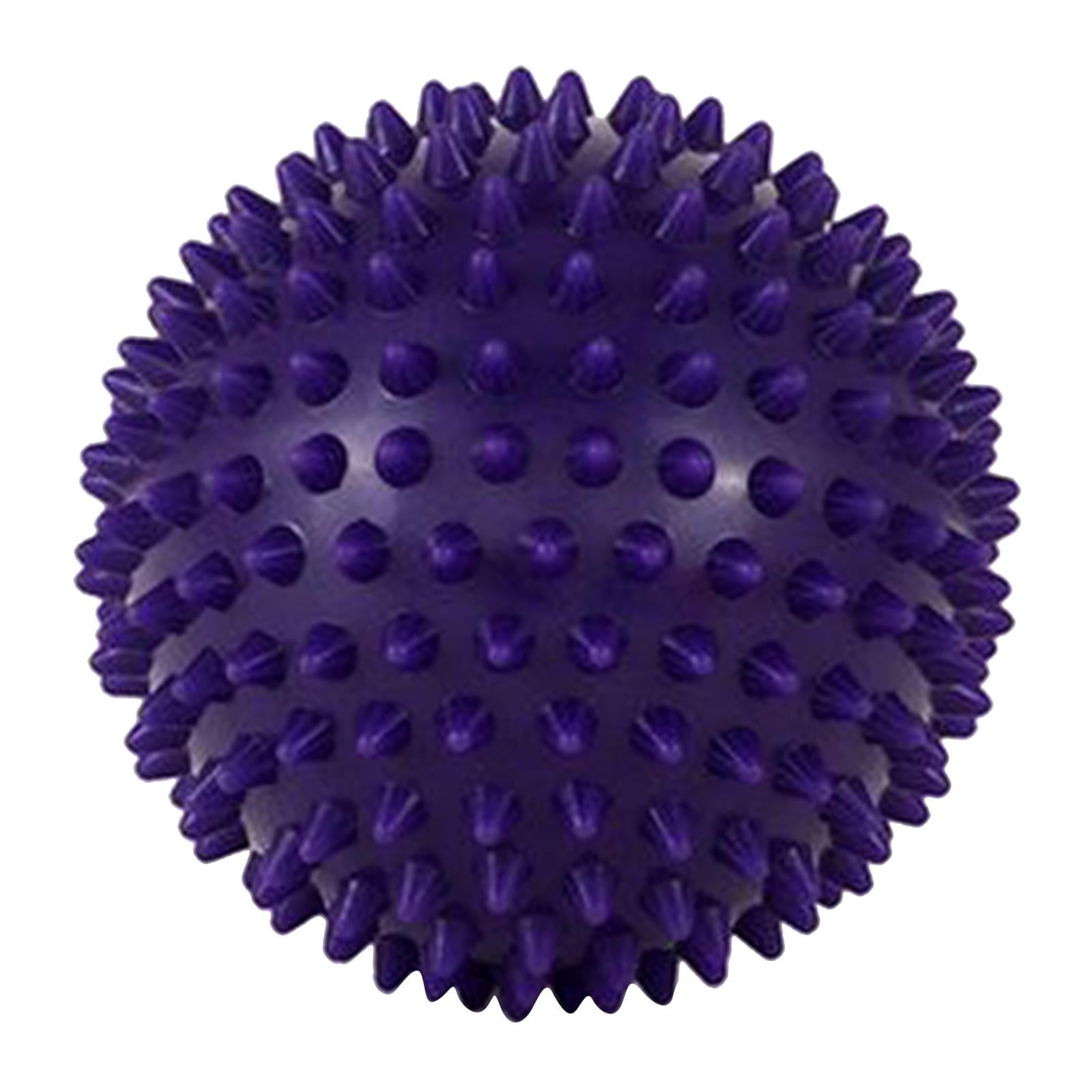 Feet Spiky Massage Ball for Back Body Trigger Point Muscle Relaxation 9cm purple