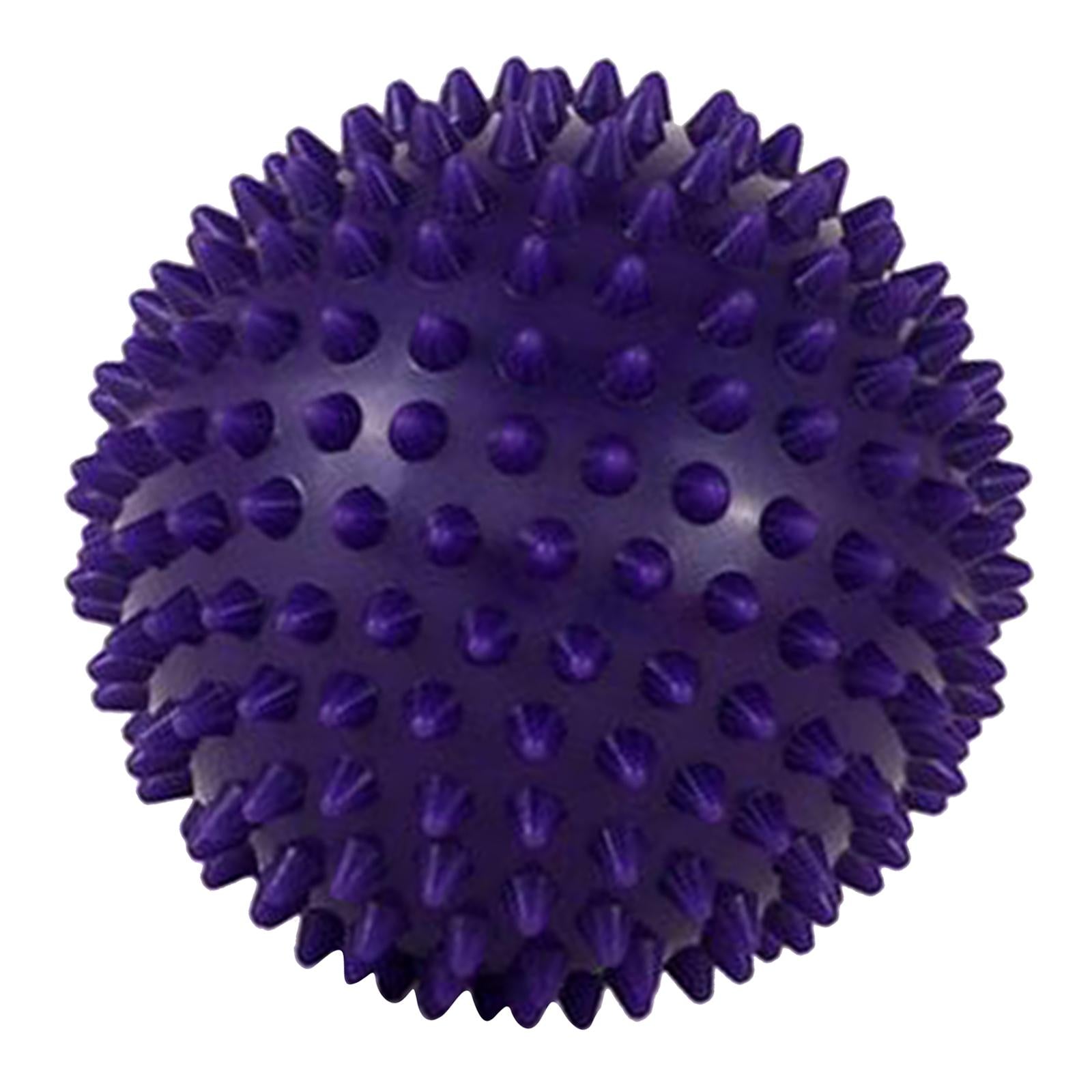Feet Spiky Massage Ball for Back Body Trigger Point Muscle Relaxation 9cm purple