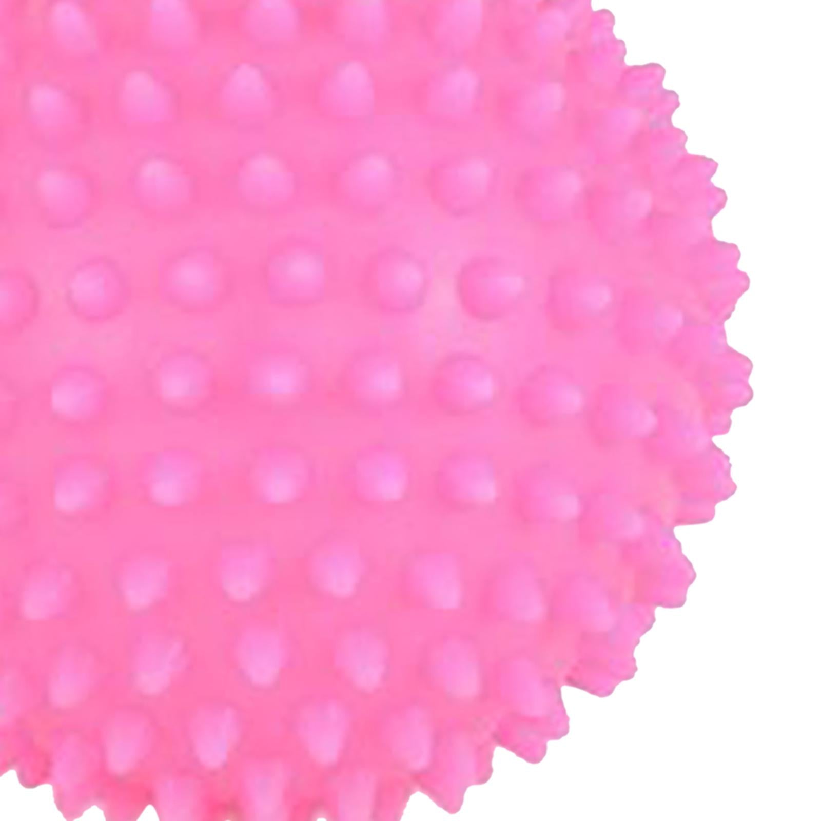 Feet Spiky Massage Ball for Back Body Trigger Point Muscle Relaxation 9cm pink