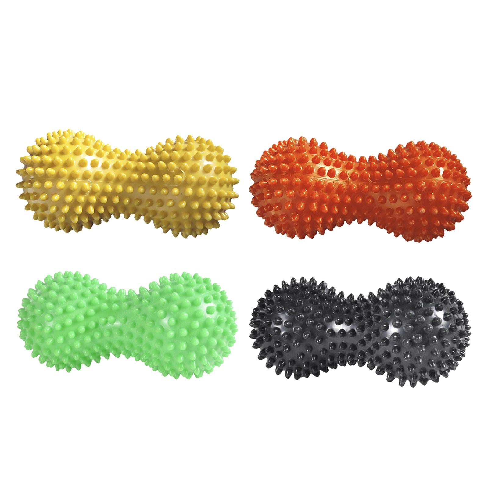 Peanut Roller Massage Ball for Muscle Deep Tissue Myofascial Release Yellow